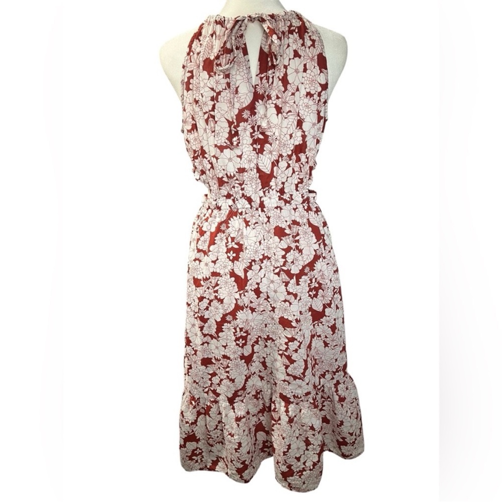 GAP Woman’s Brown&White Halter Dress with side Cut-Outs - Medium - Picture 10 of 15